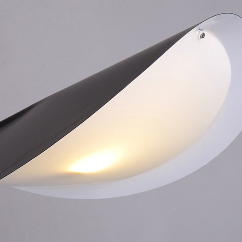 Edge Modern Linear Schale LED Stehlampe Schwarz Esstisch/Schlaf/Wohnzimmer Metall