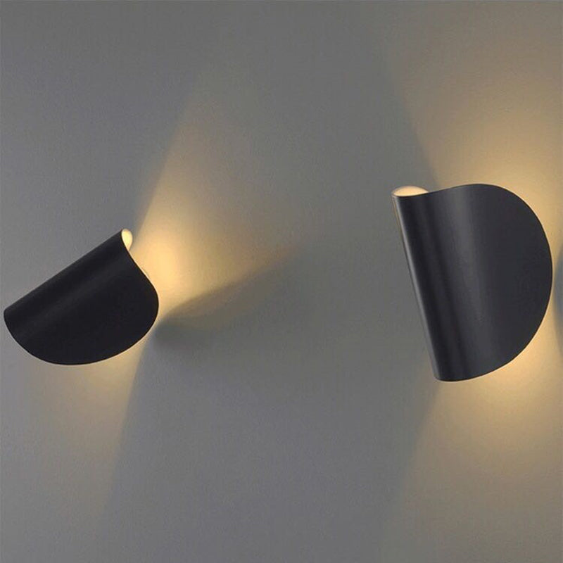 Eveline Modern Geometrisch LED 4 Farbe Wandleuchte Innen/Außen Metall