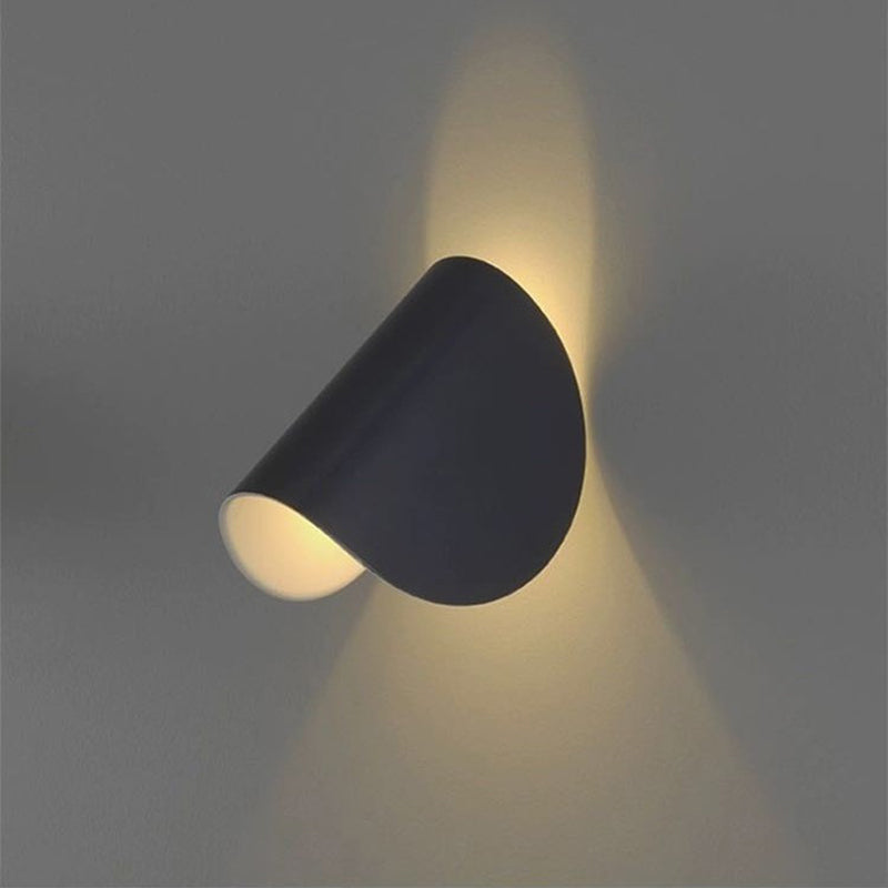 Eveline Modern Geometrisch LED 4 Farbe Wandleuchte Innen/Außen Metall