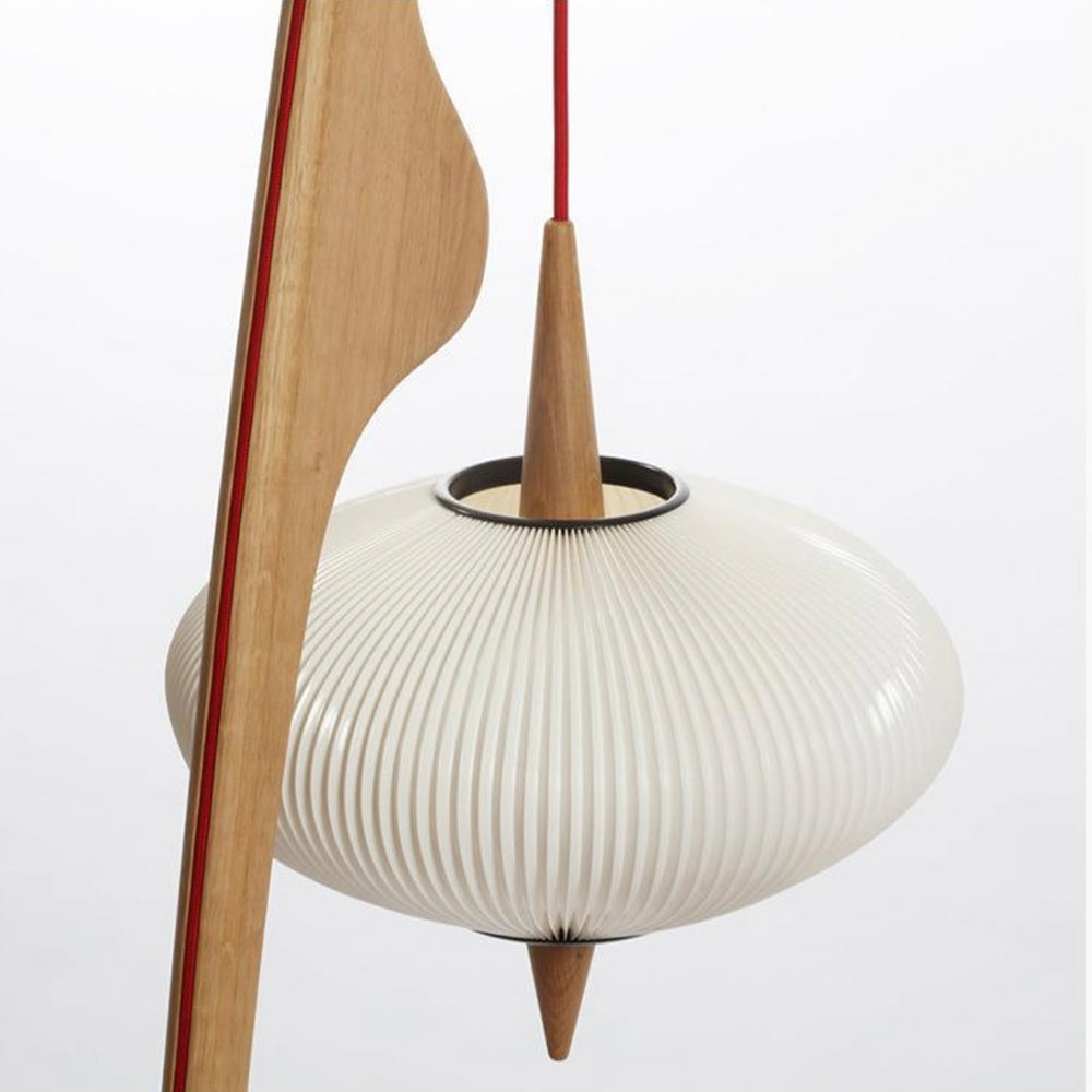 Renée Design LED Stehlampe Wohn/Schlafzimmer Kunstpapier&Holz