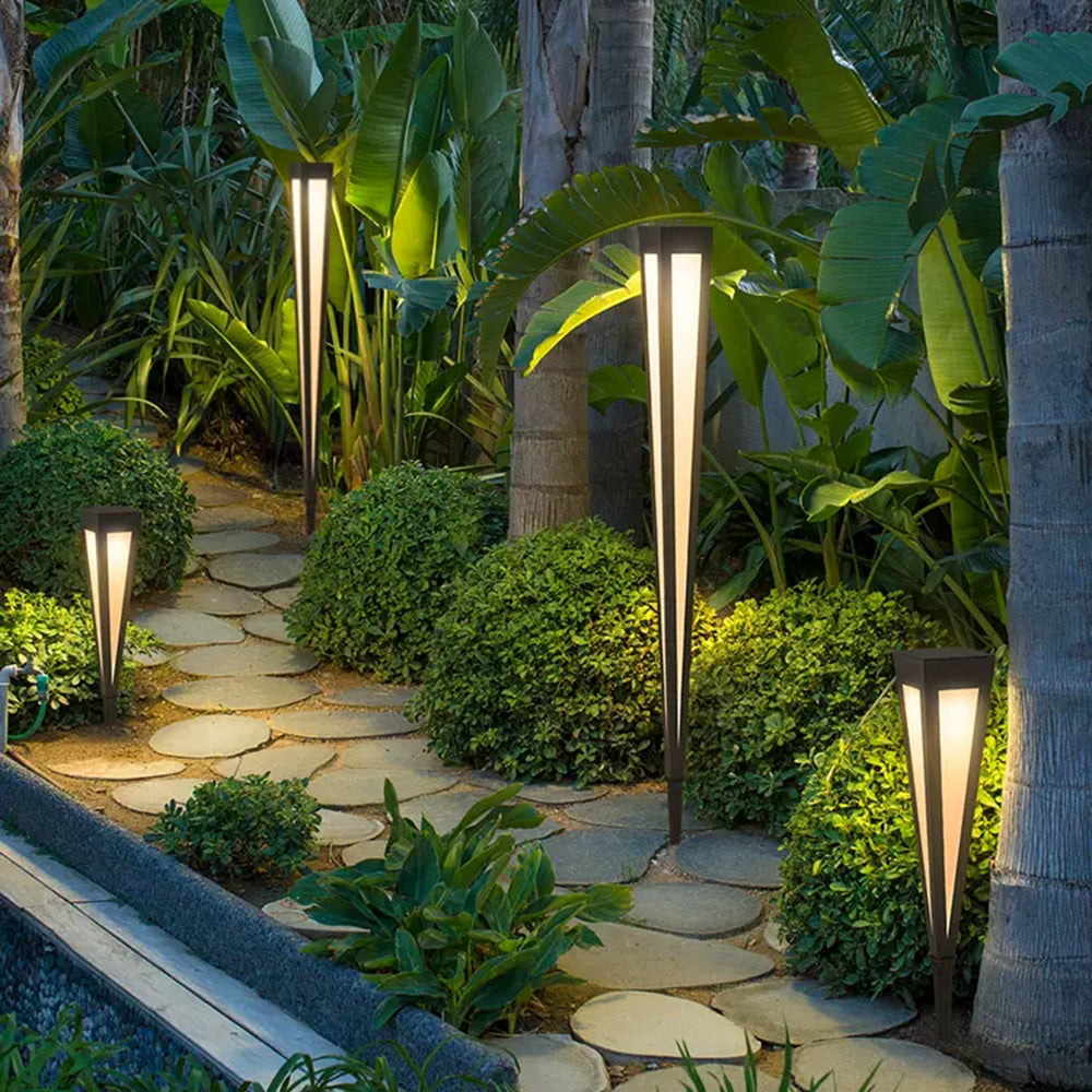Cole Modern LED Linear Außenleuchte Schwarz Garten/Flur/Balkon Metall&Acryl