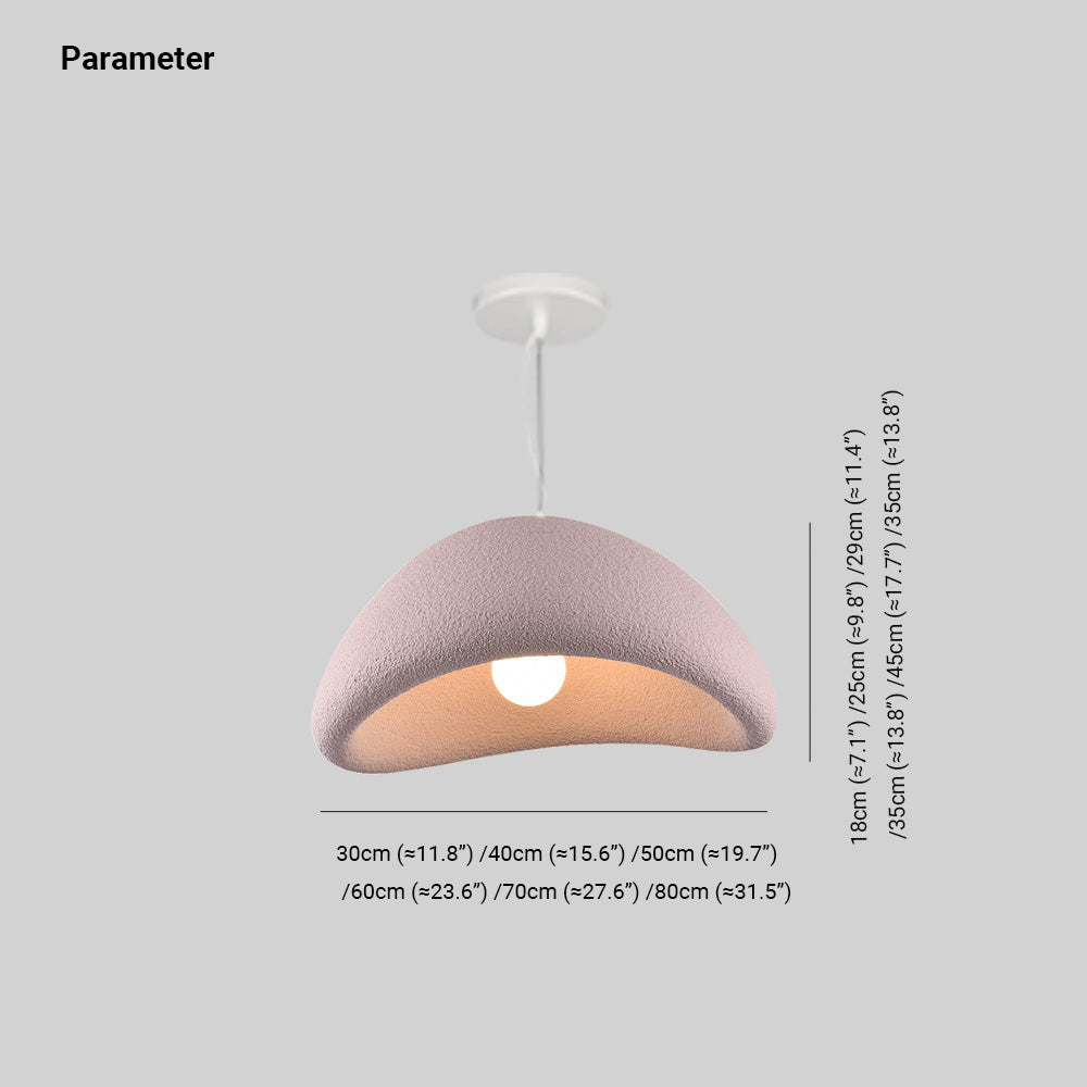 Byers Pendelleuchte in Brotform Schlaf/Wohnzimmer/Esstisch Metall & Polystyrol