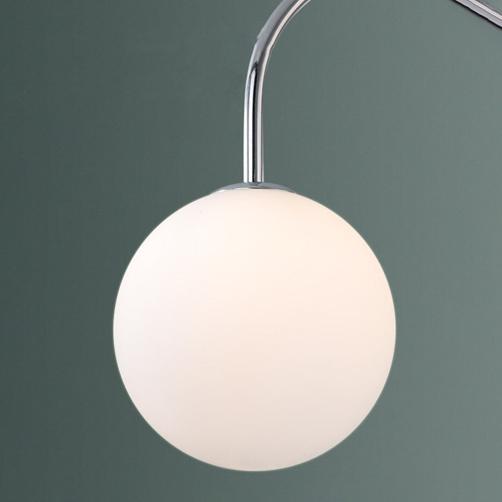 Valentina Modern LED Pendelleuchte Chrom Ess/Wohn/Schlafzimmer Metall&Glas 3-flammig