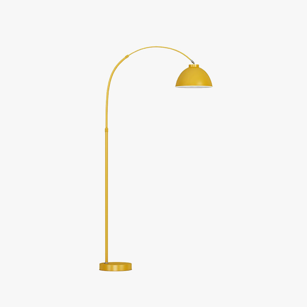 Morandi Modern Schale LED Stehlampe Schwarz/Rotwein/Gelb Wohnzimmer Metall
