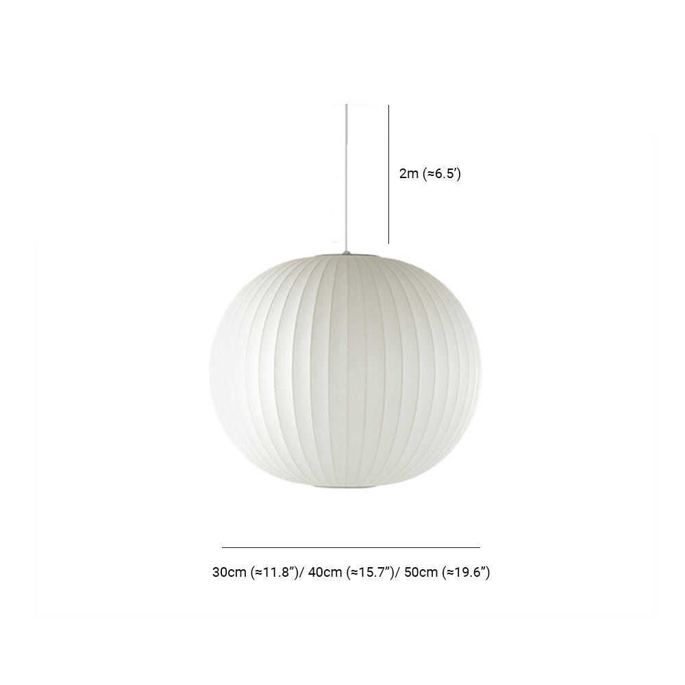 Renée Modern LED Pendelleuchte Weiß Wohnzimmer/Esstisch Metall&Stoff