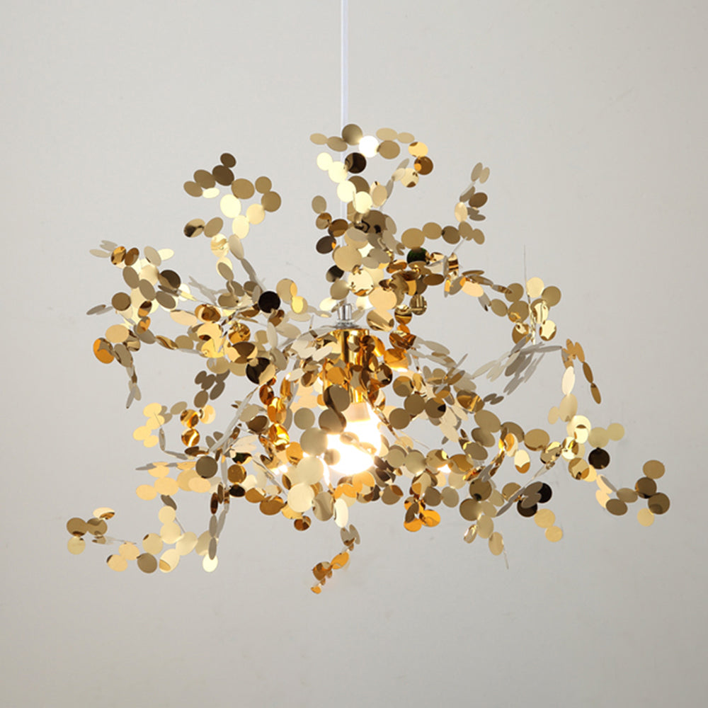 Olivia Morden LED Kronleuchter Gold/Silber Sputnik Ess/Wohnzimmer Metall