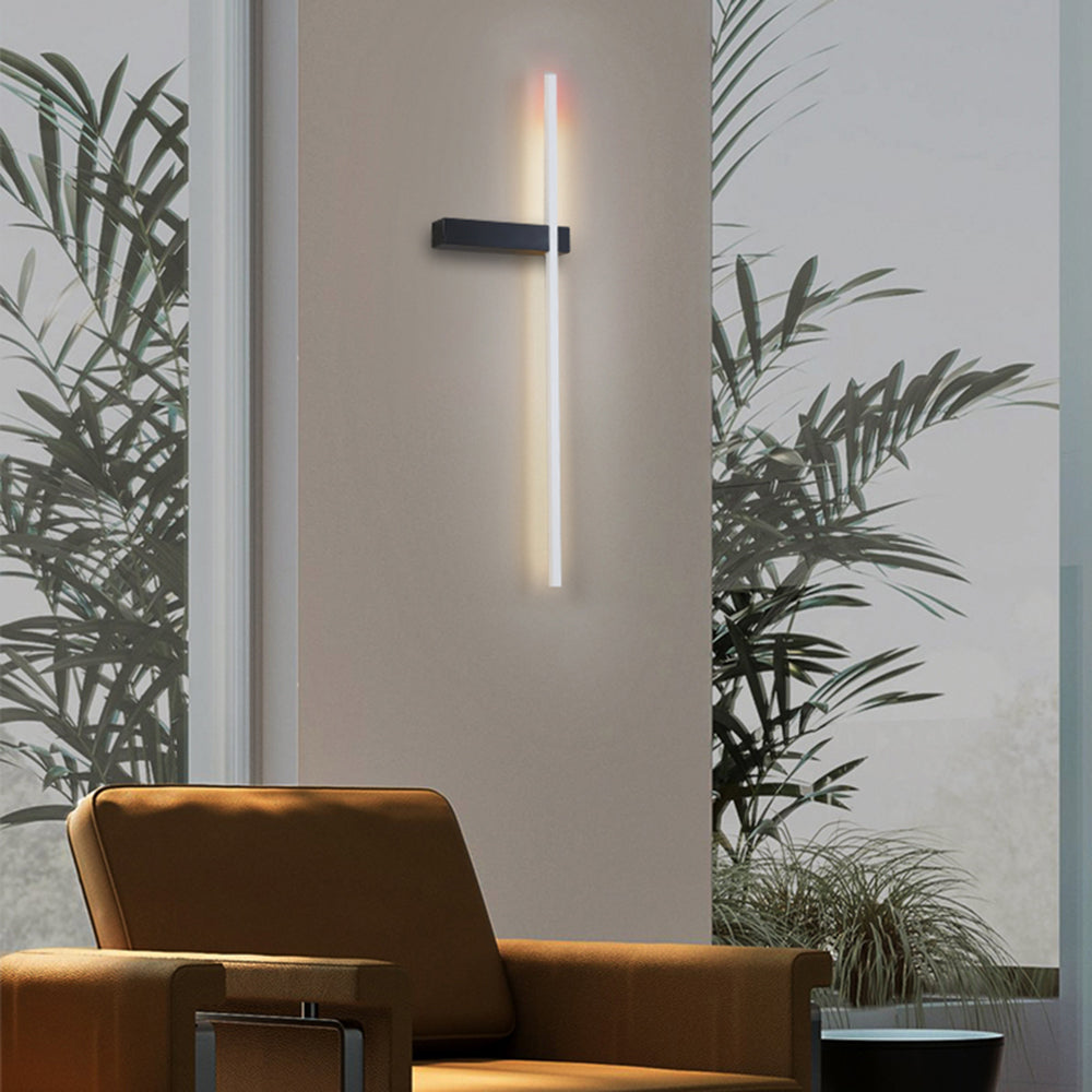 Edge Modern Linear LED Wandleuchte 4 Farben Schlaf/Wohnzimmer Metall&Acryl