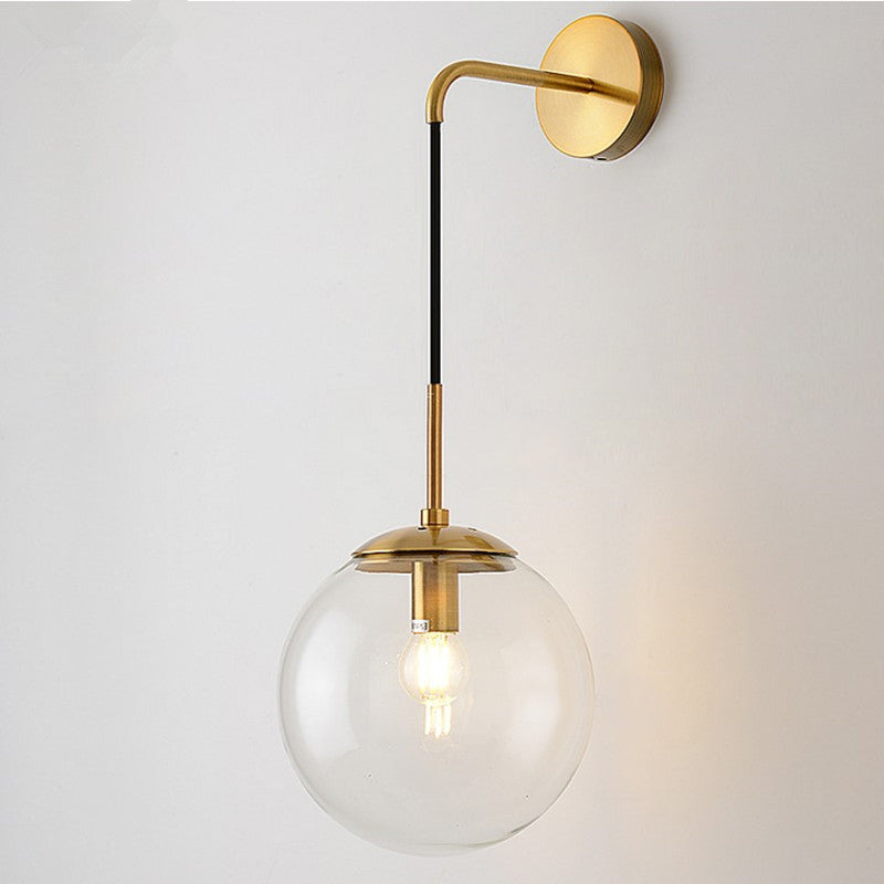 Nordic Modern Glass Ball Wall Lamps