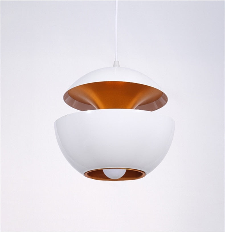 Nazifa Modern Design LED Pendelleuchten Schwarz/Weiß Esszimmer Metall