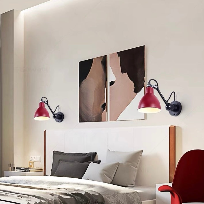 Brady Modern/Minimalistisch Wandleuchte Verstellbar, 5 Farben, Wohnzimmer, Metall