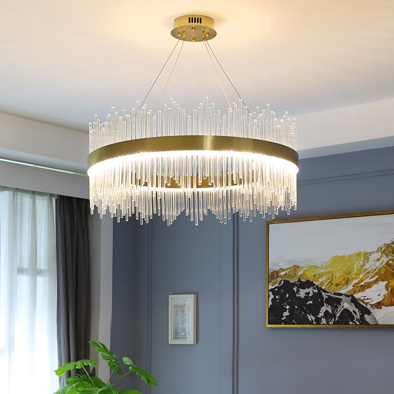 Marilyn Modern LED Kronleuchter Dimmbar Wohnzimmer/Schlafzimmer Kristall