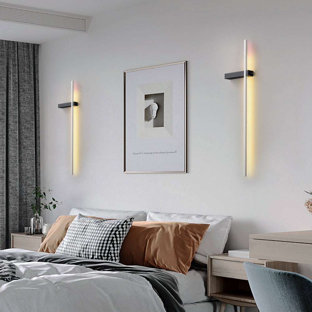 Edge Modern Linear LED Wandleuchte 4 Farben Schlaf/Wohnzimmer Metall&Acryl