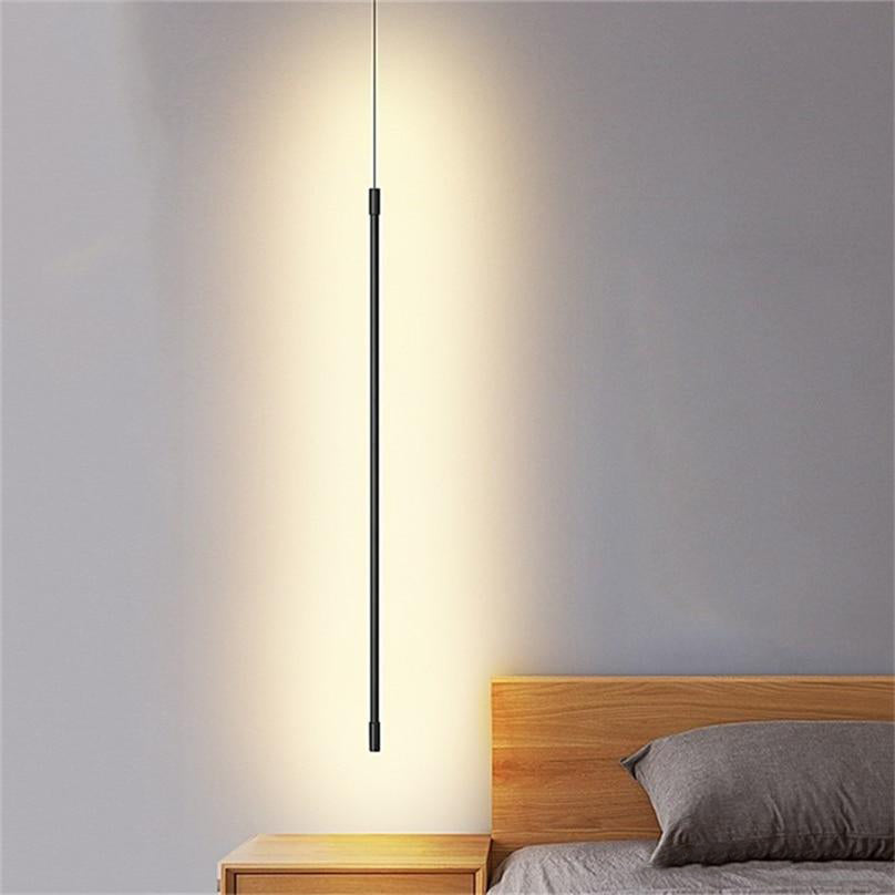 Minimalist LED Pendant Lights Beside Lamp Bedroom Main