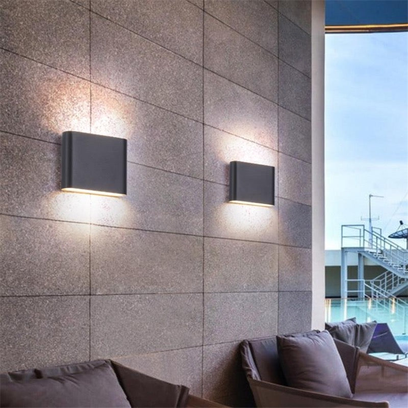 Modern Led Waterproof Outdoor Up Down Wall Lamp
