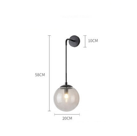 Nordic Modern Glass Ball Wall Lamps