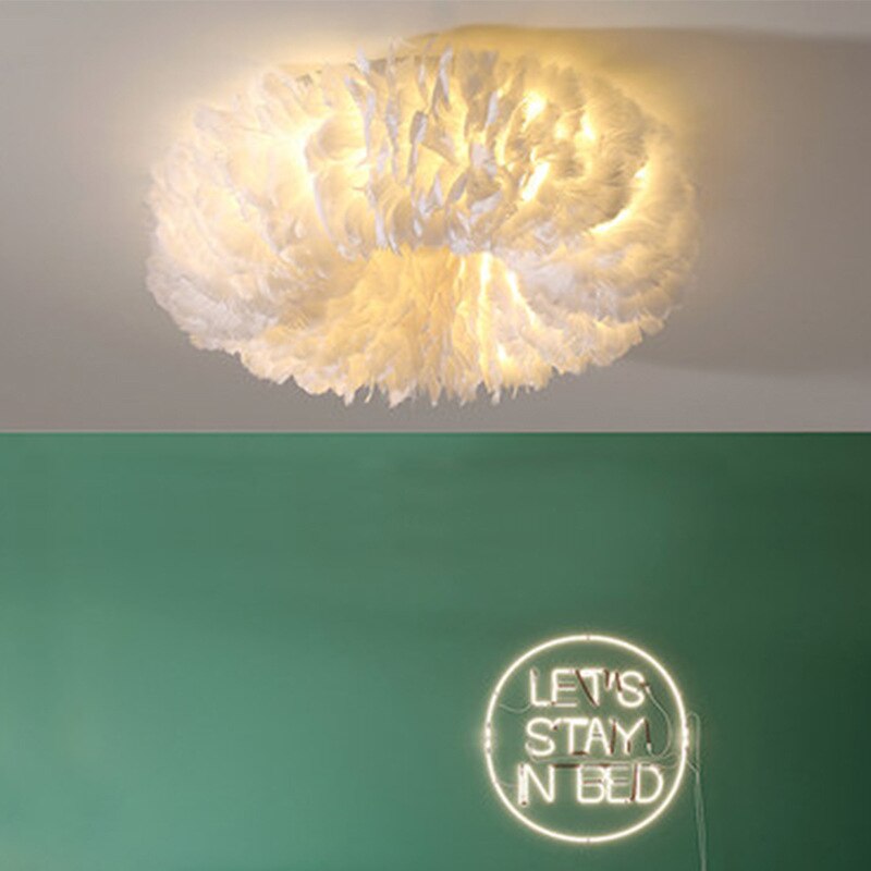 O'Moore Boho LED Deckenleuchte Kreis Weiß/Gelb/Rosa/Grau/ Schlafzimmer