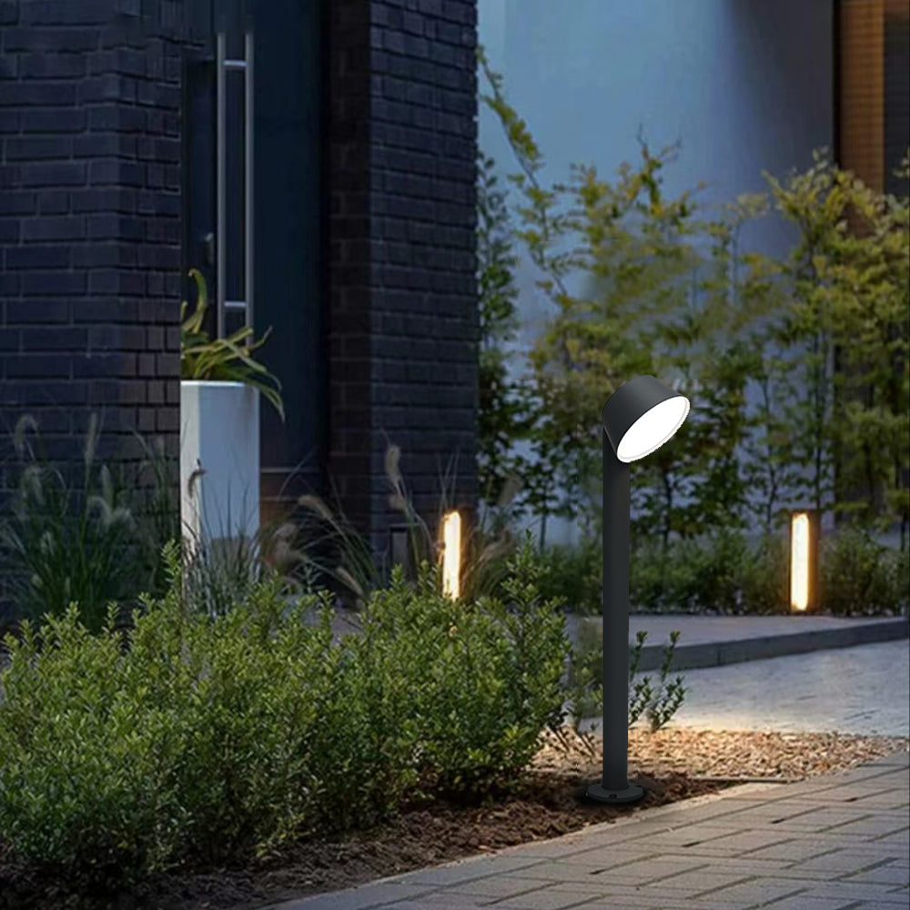 Pena Modern LED Außenleuchte Schwarz Garten/Flur Metall&Acryl 65CM Lang Dimmbar