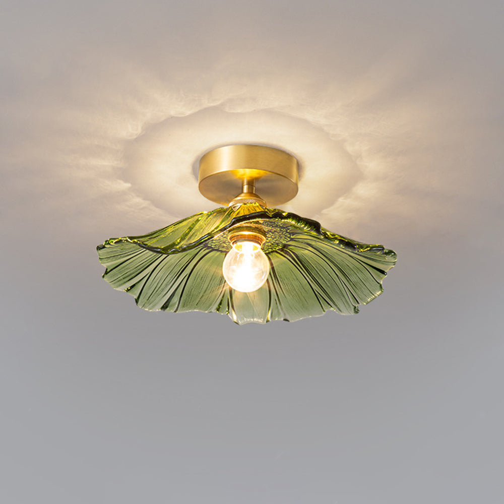 Carins Modern LED Pendel/Deckenleuchte Klar Blume Schlafzimmer/Wohnzimmer Metall