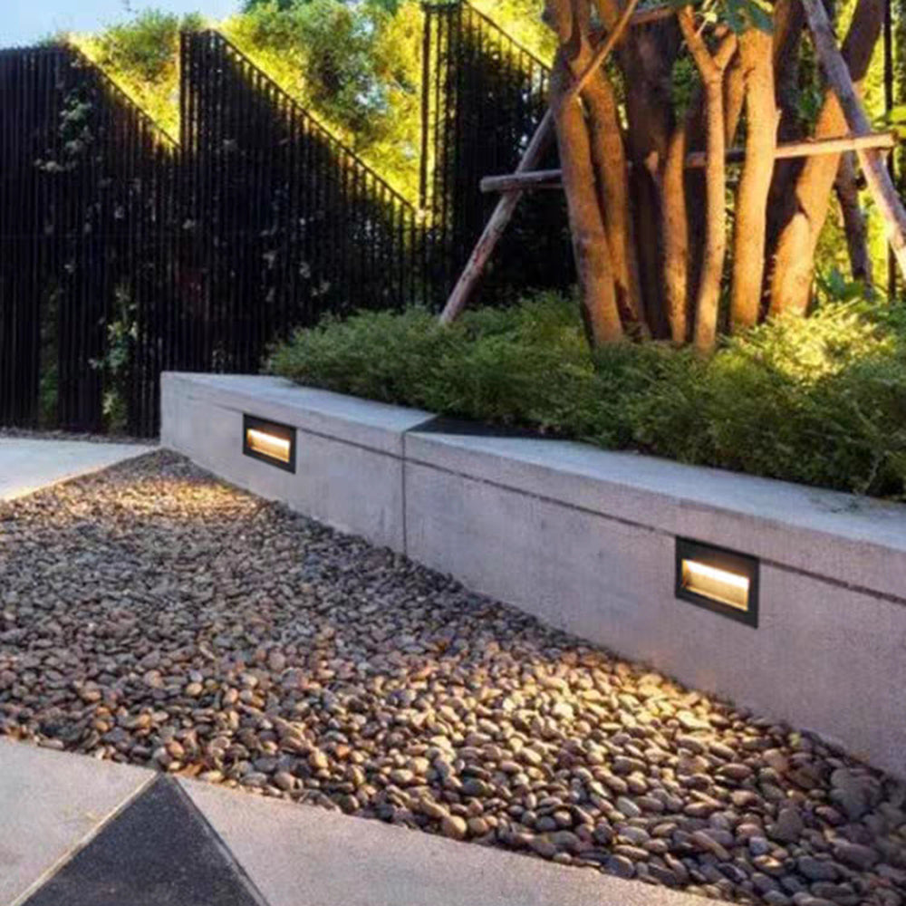 Orr Modern LED Außenwandleuchte Schwarz/Weiß/Grau Garten/Terrasse Metall&Acryl