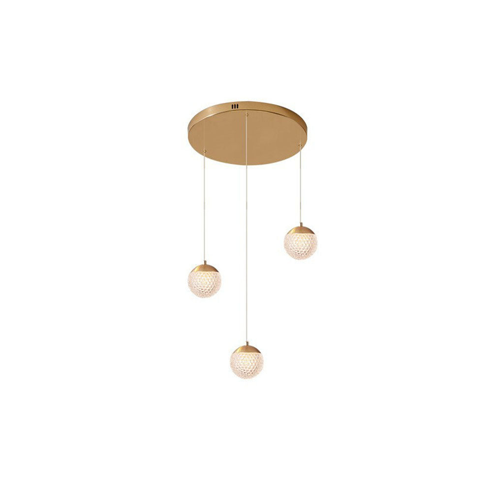 Jibril Design/Modern LED Pendelleuchte Schlafzimmer/Esszimmer Gold