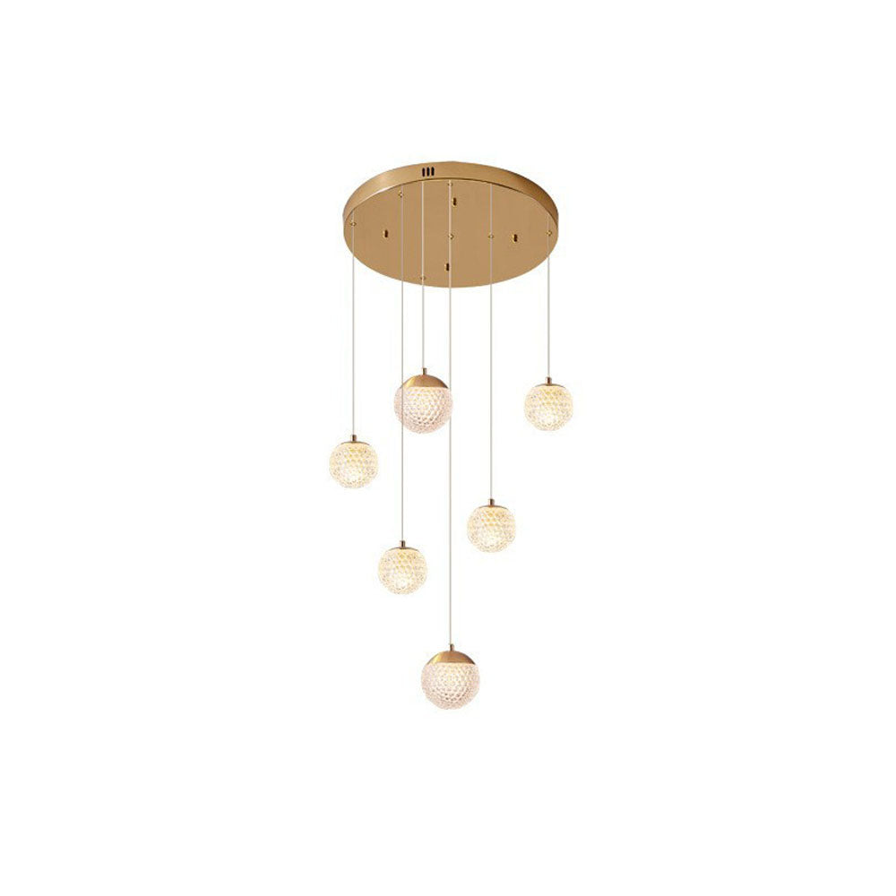 Jibril Design/Modern LED Pendelleuchte Schlafzimmer/Esszimmer Gold