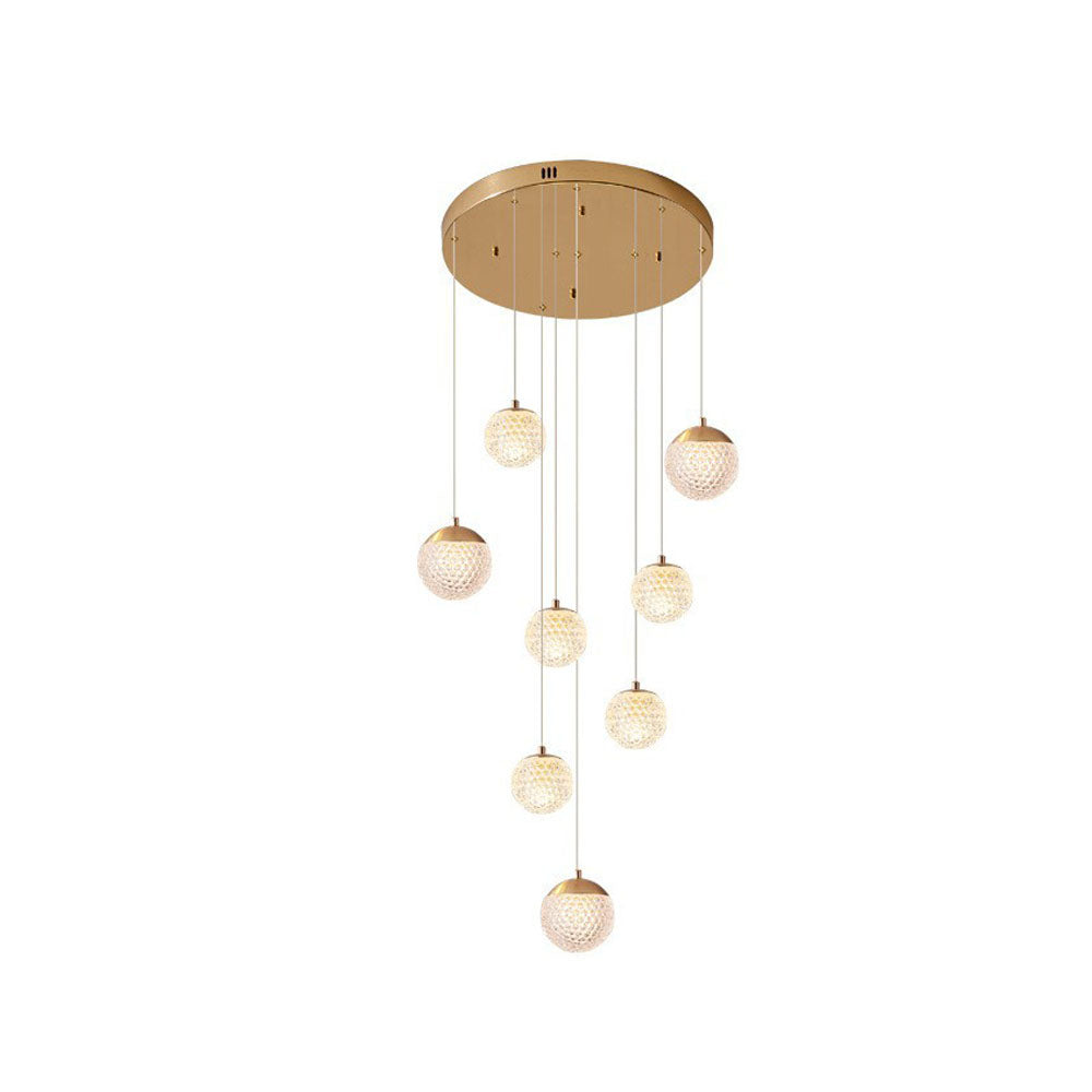 Jibril Design/Modern LED Pendelleuchte Schlafzimmer/Esszimmer Gold