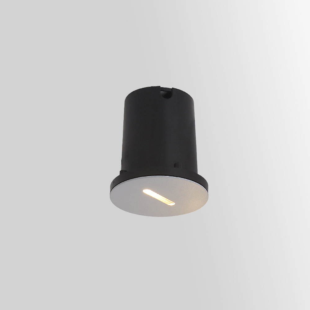 Orr Modern LED Außenleuchte Schwarz Flur/Balkon/Terrasse Metall&Acryl ∅10CM