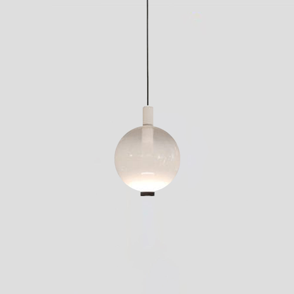 Valentina Modern LED Pendelleuchte Arbeitszimmer/Wohnzimmer Weiß Glas