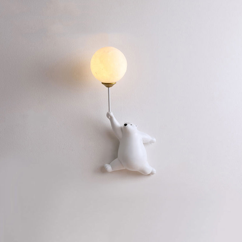 Wandlampe | Las Design Innen Weiß LED Sola Kinderzimmer/Schlafzimmer