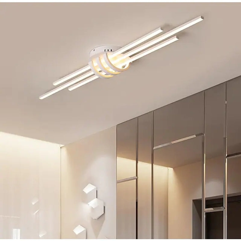 Edge Modern LED Deckenleuchte Schwarz/Weiß Ess/Schlaf/Wohnzimmer Korridor Metall&Silikon