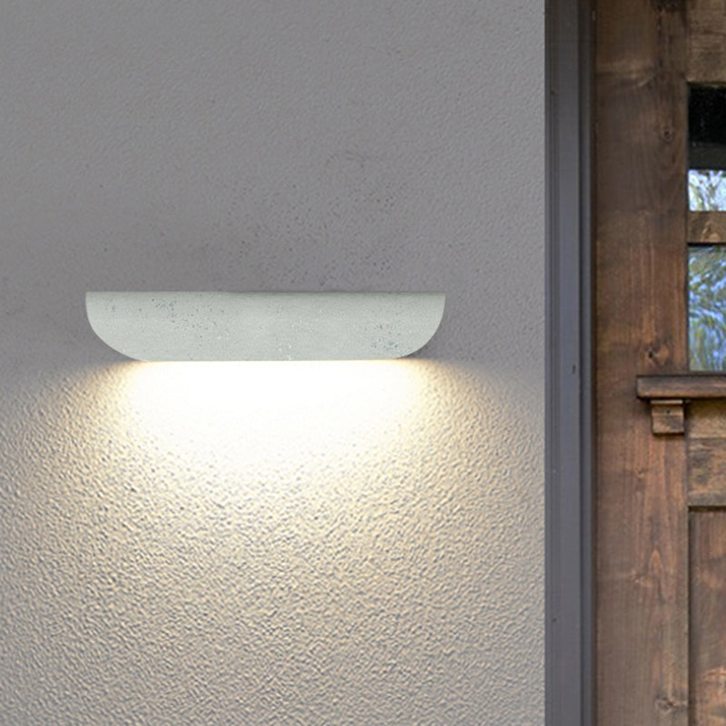 Orr Modern LED Wandleuchte Außen/Innen Weiß/Schwarz Garten/Flur