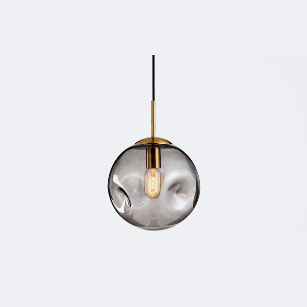 Hailie Moderne LED Pendelleuchte Esszimmer/Schlafzimmer Gold Metall & Glas