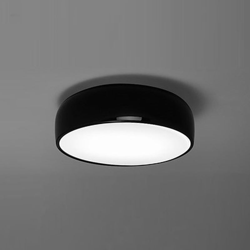 Leilani Modern LED Deckenleuchte Schale Wohnzimmer, Schwarz/Weiß, Metall Acryl