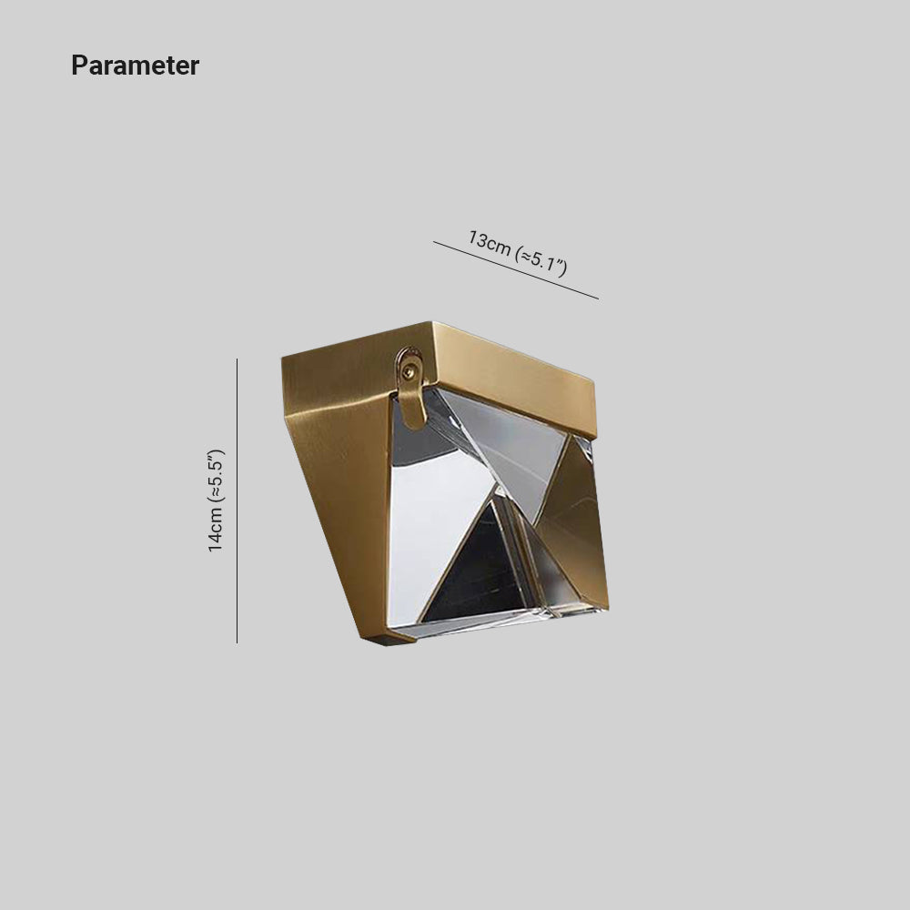 Orr Diamantform Außenwandleuchte, 14CM Lang