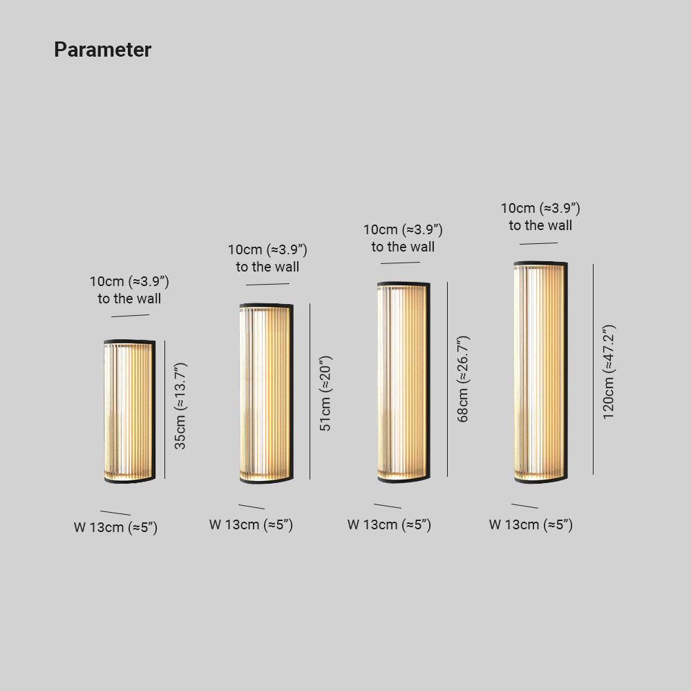 Orr Halbzylinder LED Solar Außenwandleuchte Metall Acryl Garten Terrasse