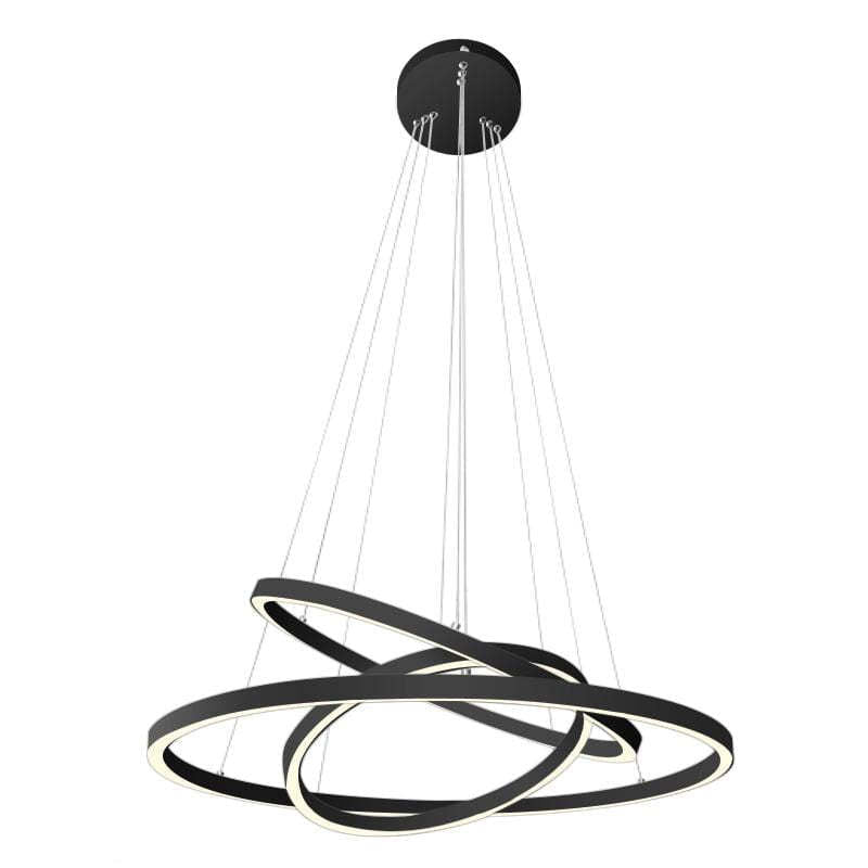 Moderne Minimalistische Ring Metall Led Pendelleuchte, Esszimmer