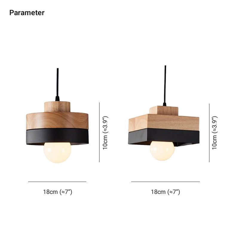 Morandi Modern LED Pendelleuchte Wohnzimmer Esszimmer, Schwarz/Weiß, Metall Holz