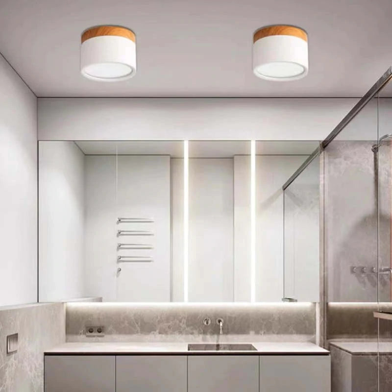 Morandi Moderne LED Makrone Deckenleuchte Wohnzimmer Metall/Acryl