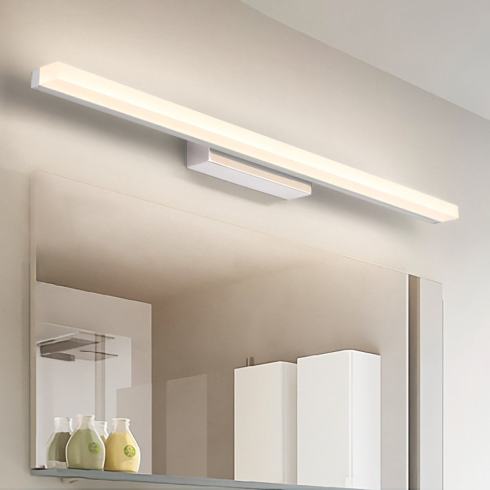 Leigh Modern LED Wandleuchte Innen Linear Schwar Badezimmer Metall