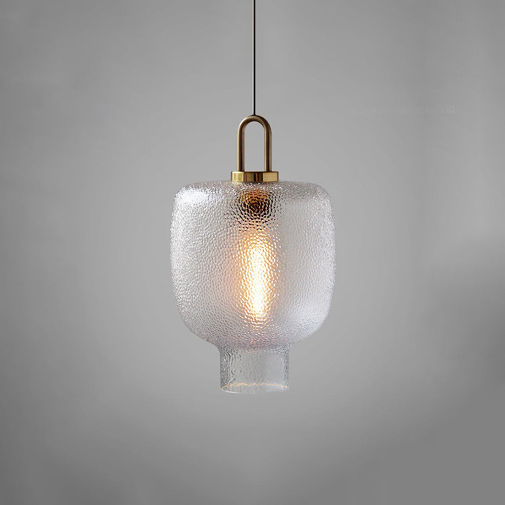 Hailie Minimalistische Metall/Glas Pendelleuchte, Wohnzimmer, LED